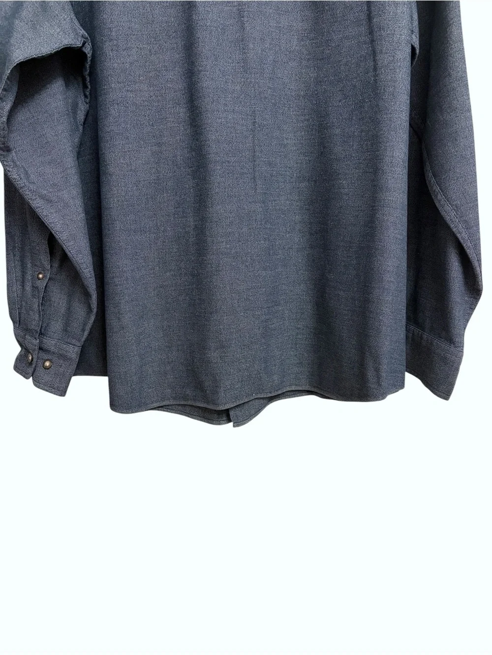 Banana Republic Camden Standard-Fit Shirt Men's XL Heather Blue Preppy Coastal